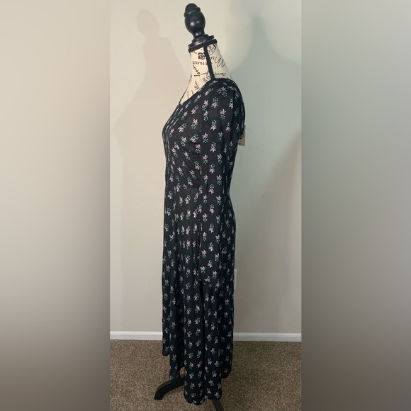 RAGA Maxi black dress with flower Size: S - Picture 3 of 15